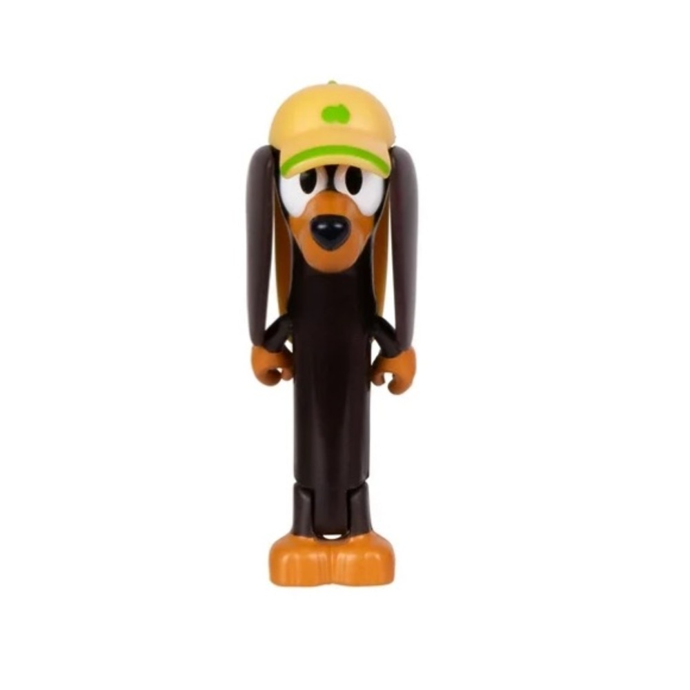Bluey Snickers Figure Dachsund Dog Poseable Minifig Toy 2.5”